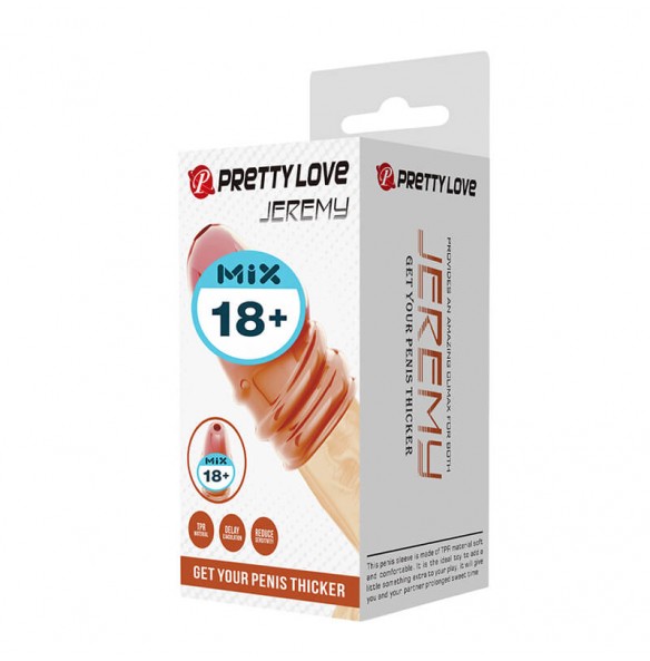 PRETTY LOVE - JEREMY Glans Penis Sleeve (Skin Color) PRETTY LOVE - JEREMY Glans Penis Sleeve (Skin Color)